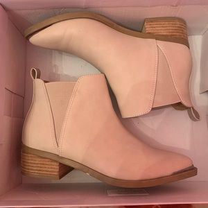 Cream color booties